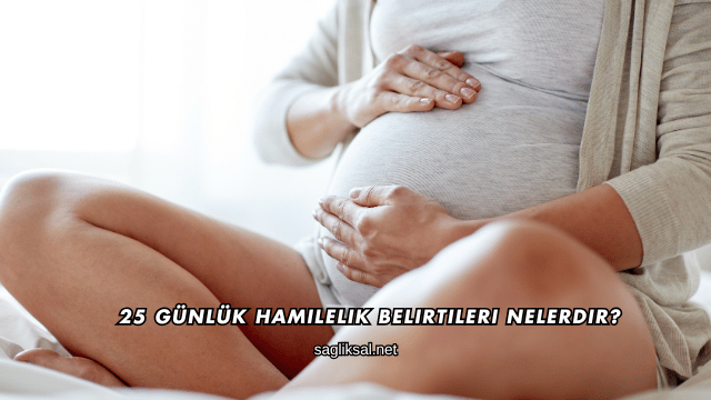 25 Günlük Hamilelik Belirtileri Nelerdir?