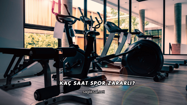 Kaç Saat Spor Zararlı?
